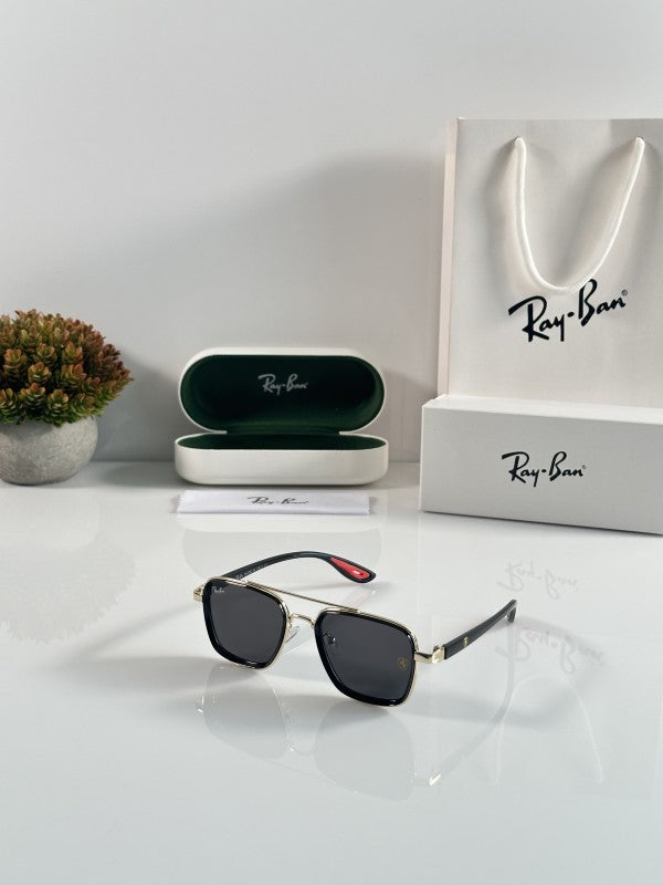 Rayban 06 Gold Black Sunglasses