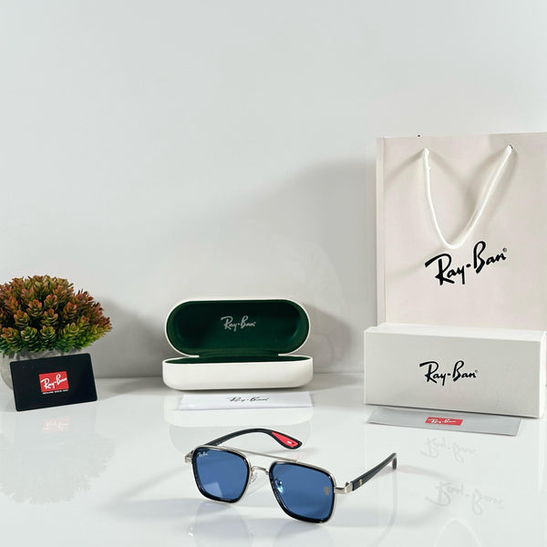 Rayban 06 Silver Blue Sunglasses