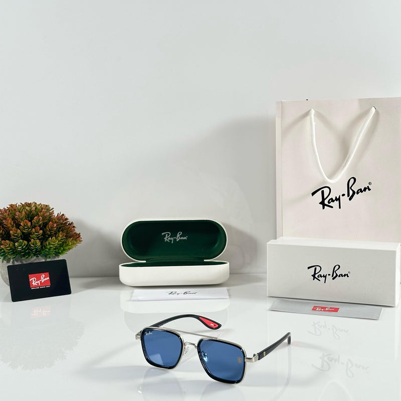 Rayban 06 Silver Blue Sunglasses