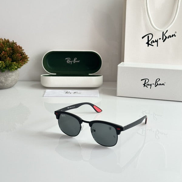 Rayban 3016 Full Black Glass Sunglasses