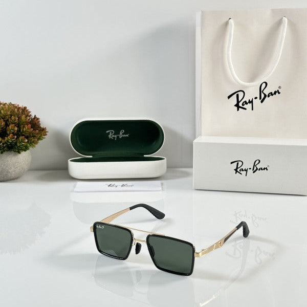 Rayban 3601 Gold Green Sunglasses