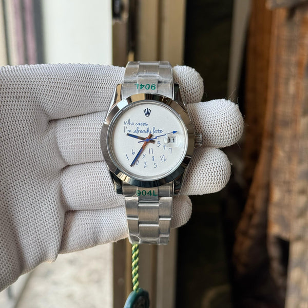 Rolex Date Just Tiffany Dial Watch