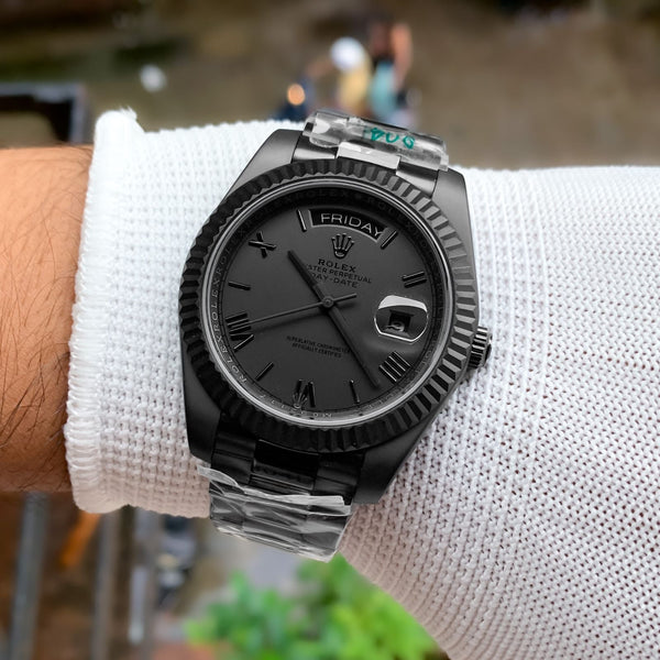 Rolex Day Date Black Watch