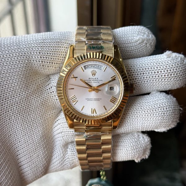 Rolex Day Date Gold White YZ Quality Watch