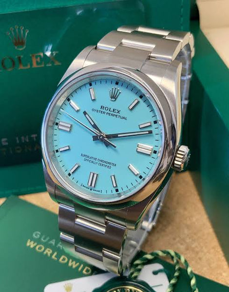 Rolex Oyster Perpetual 41 Tiffany Watch