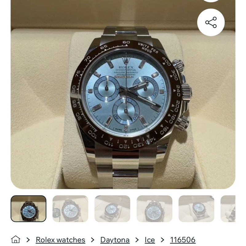 Rolex Oyster Perpetual Daytona (Royal) Watch