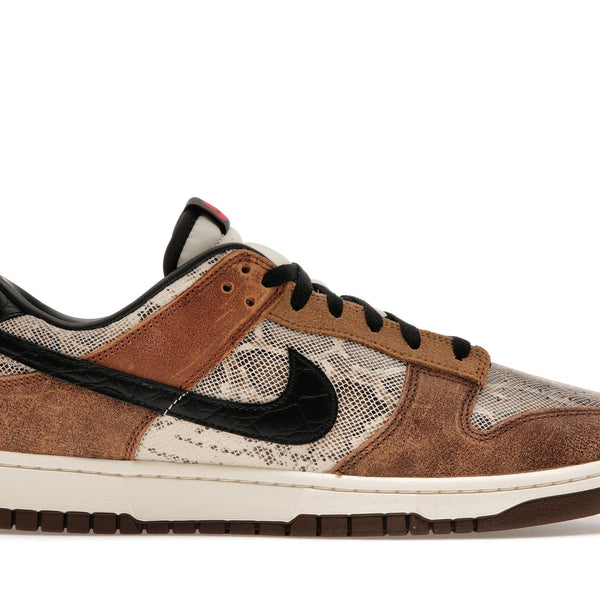 Nike SB Dunk Low Brown Snakeskin Shoes