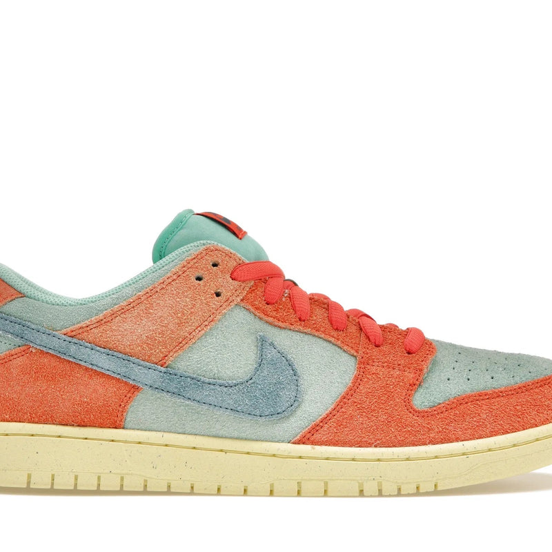 Nike SB Dunk Low Orange Emerald Rise Suede Shoes