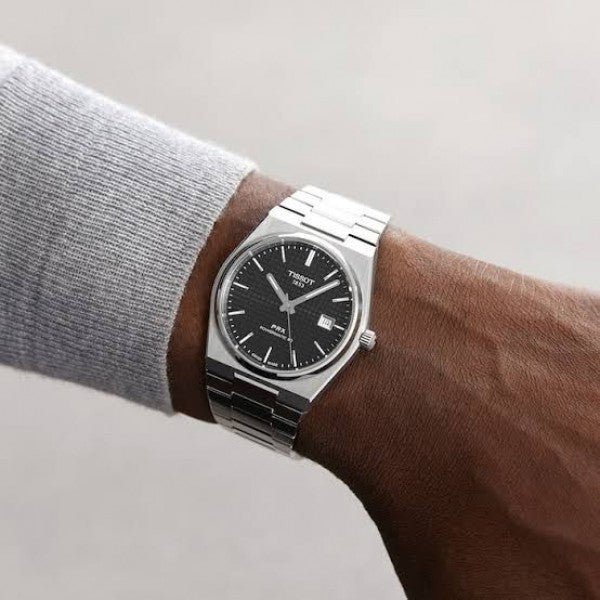 Tissot PRX Powermatic Stainless Steel Tiffany Black Premium Watch