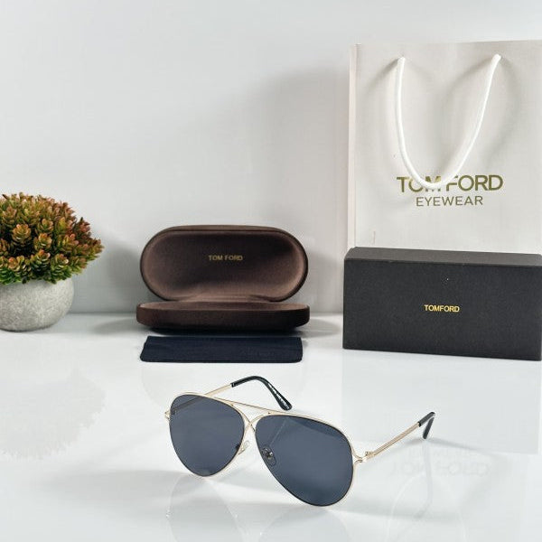 Tom Ford 0488 Gold Black Sunglasses