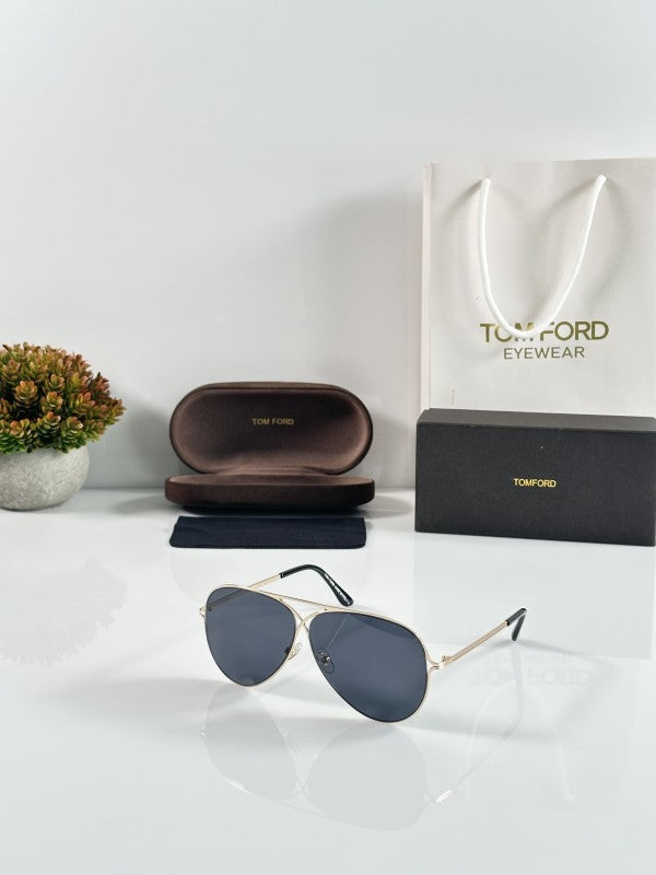 Tom Ford 0488 Gold Black Sunglasses