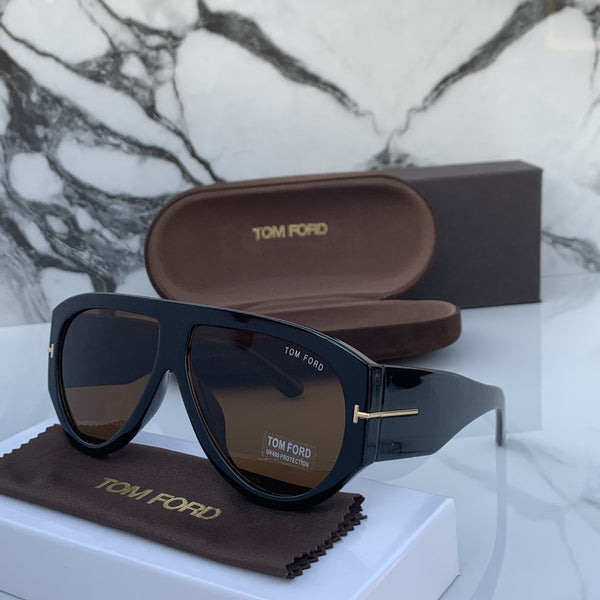 Tom Ford 9577 Black Brown Sunglasses