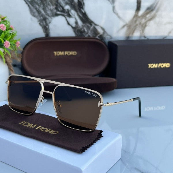Tom Ford Slim Gold Brown Sunglasses