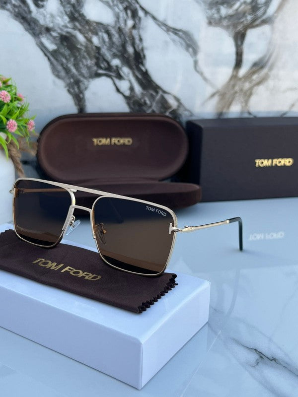 Tom Ford Slim Gold Brown Sunglasses