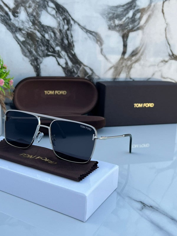 Tom Ford Slim Silver Black Sunglasses