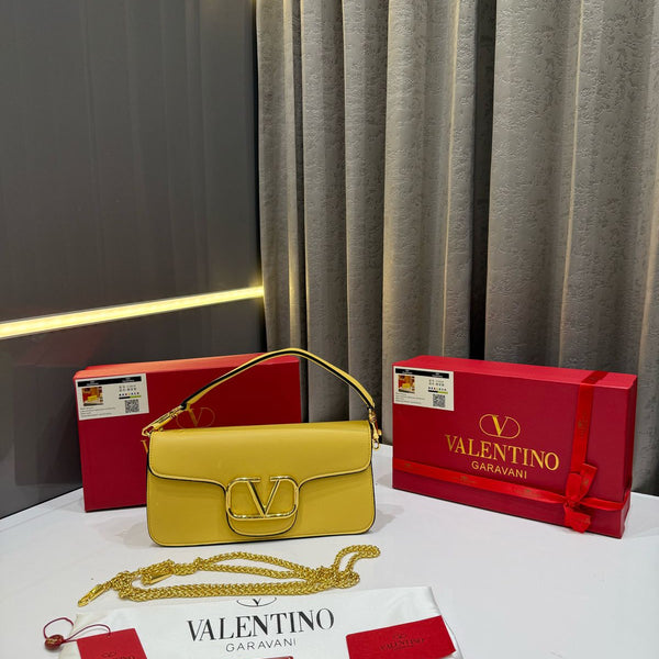 Valentino Garavani Yellow Premium Bag With Premium OG Packing & Gift Box
