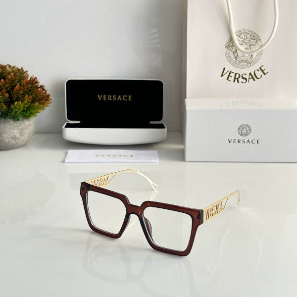 Versace 082 Gold Brown Frame Sunglasses