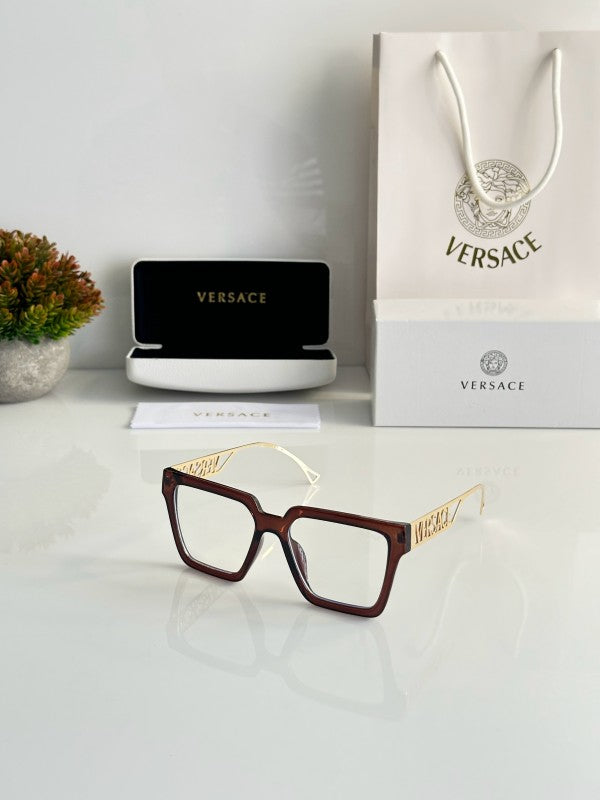 Versace 082 Gold Brown Frame Sunglasses