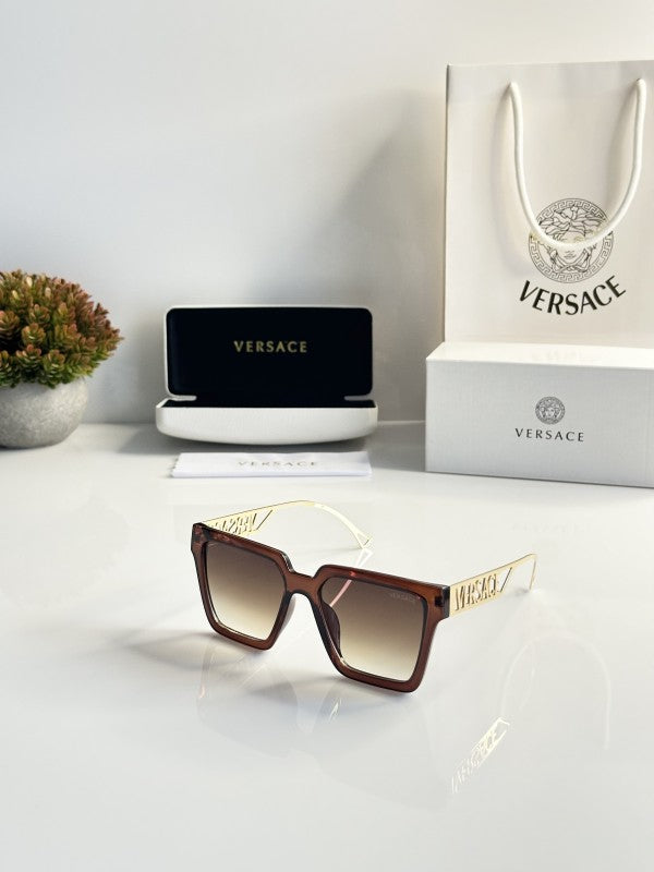 Versace 082 Gold Brown Sunglasses
