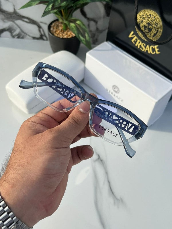Versace 2625 Transparent Blue Sunglasses