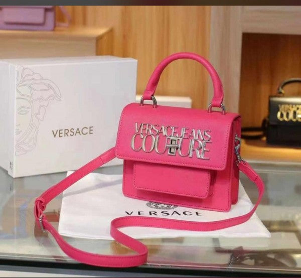 Versace Jeans Couture Top Handle Bag With OG Ribbon Box & Dust Bag (Elegant)