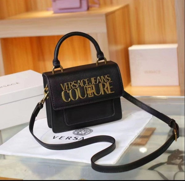 Versace Jeans Couture Top Handle Bag With OG Ribbon Box & Dust Bag (Exclusive)