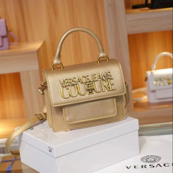 Versace Jeans Couture Top Handle Bag With OG Ribbon Box & Dust Bag (Limited Edition)
