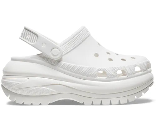 WMNS Crocs White Chunky Crocs Clog ? Comfort & Style