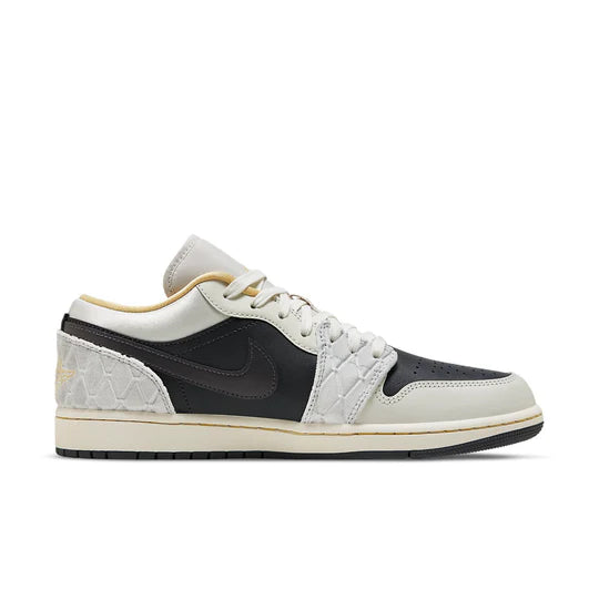 WMNS Nike Air Jordan 1 Low Iridescent Beaded Swoosh Shoes
