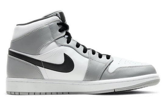 WMNS Nike Air Jordan 1 Mid Smoke Grey Shoes