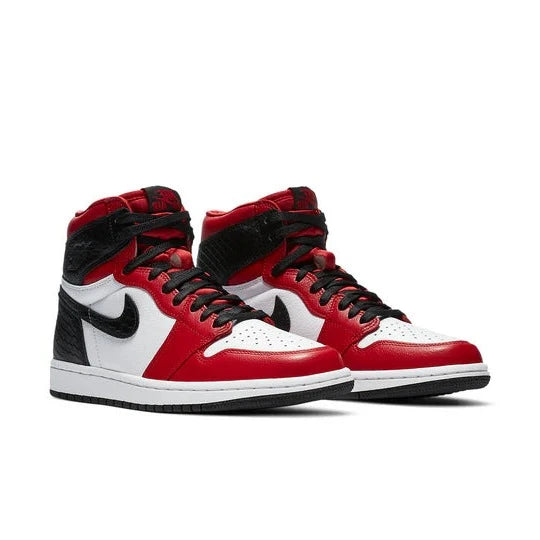WMNS Nike Air Jordan Retro 1 High Satin Snake Shoes