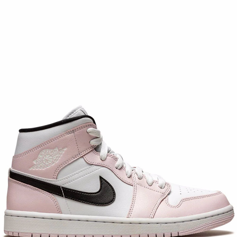 WMNS Nike Air Jordan Retro 1 Mid White/Pink Shoes