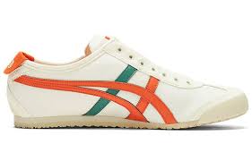 Women? Tiger White Orange Shoes