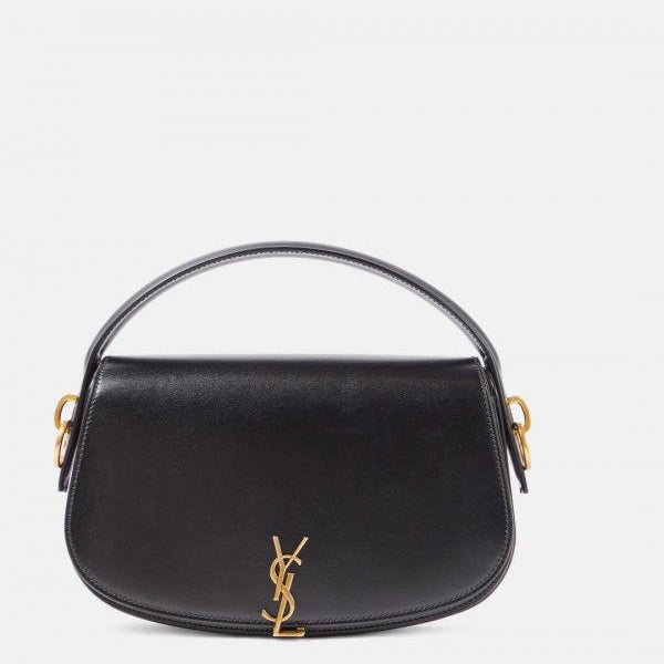 YSL Saint Laurent Voltaire Leather Shoulder Bag with Original Box & Dust Bag (Y168 Black)