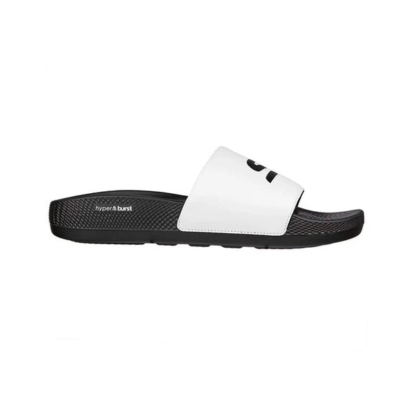 Skechers Hyper Burst Deriver Premium White Black Flip-Flop