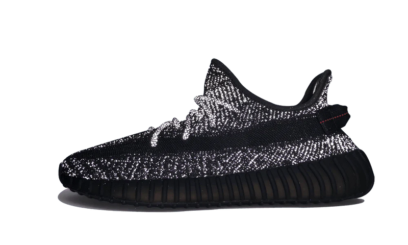Adidas Yeezy Boost 350 Static Black (Full Reflective) Shoes